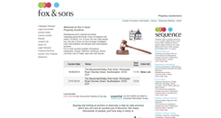 Desktop Screenshot of foxandsonsauctions.co.uk